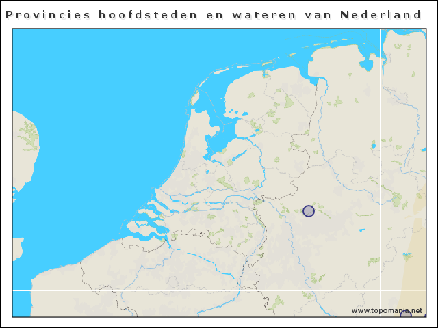 provincies-hoofdsteden-en-wateren-van-nederland