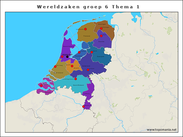 topografie-groep-6-provincies-en-hoofdsteden-nl