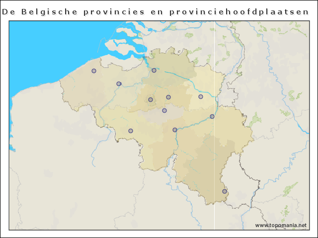 de-belgische-provincies-en-provinciehoofdplaatsen