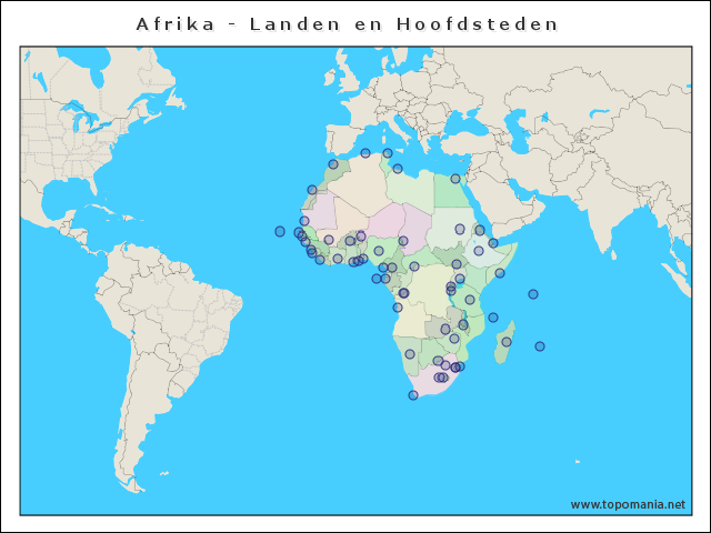 afrika-landen-en-hoofdsteden