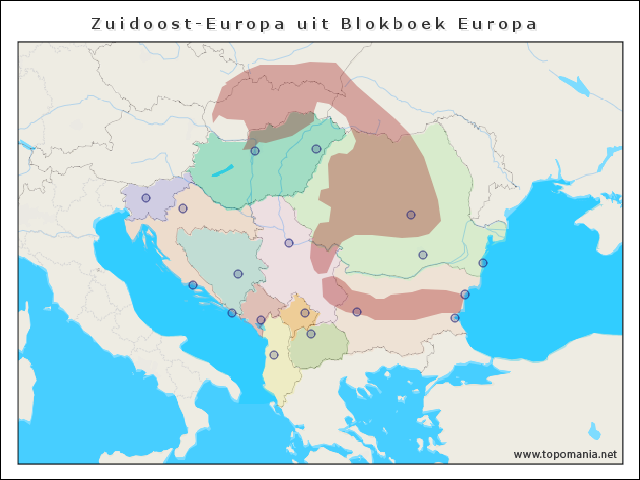 zuidoost-europa-uit-blokboek-europa