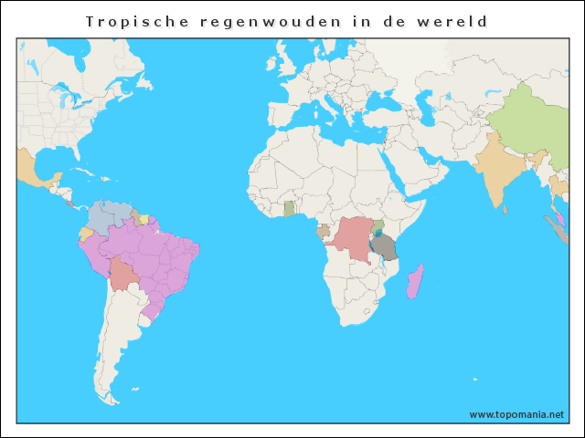 tropische-regenwouden-in-de-wereld