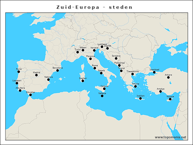 zuid-europa-steden
