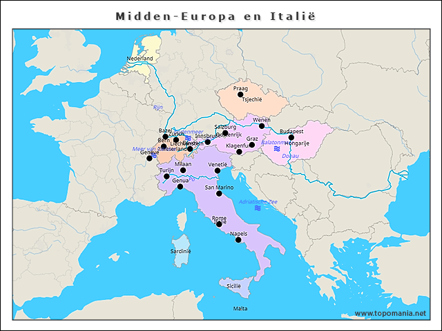 midden-europa-en-italie