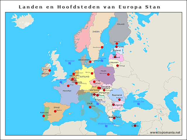 landen-en-hoofdsteden-van-europa-stan