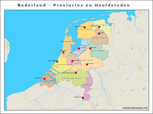 verrekijker-nederland-provincies-en-hoofdsteden
