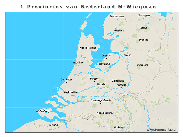1-provincies-van-nederland-m-wiegman