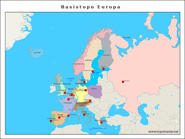 basistopo-europa