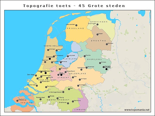 topografie-toets-45-grote-steden