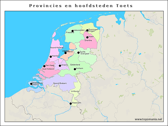 provincies-en-hoofdsteden-toets