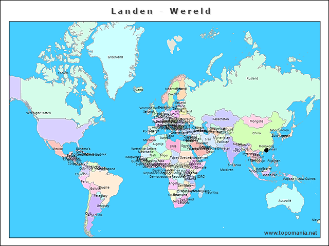 landen-wereld
