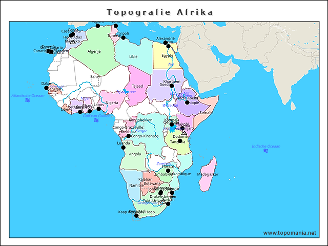 topografie-afrika
