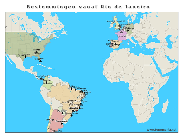 bestemmingen-vanaf-rio-de-janeiro