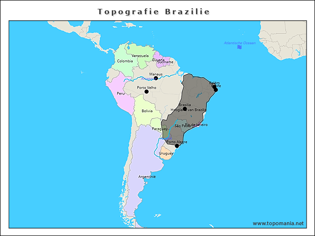topografie-brazilie