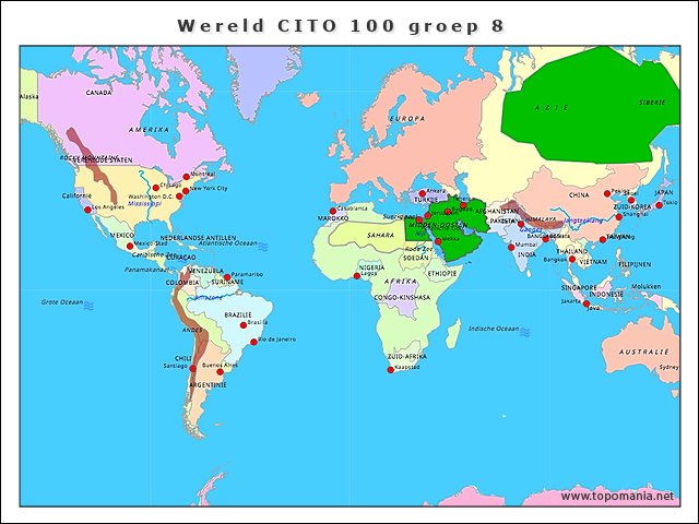 wereld-cito-100-groep-8-aanwijzen