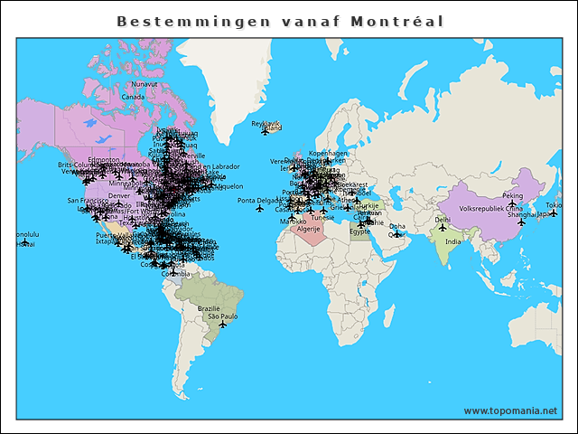 bestemmingen-vanaf-montréal