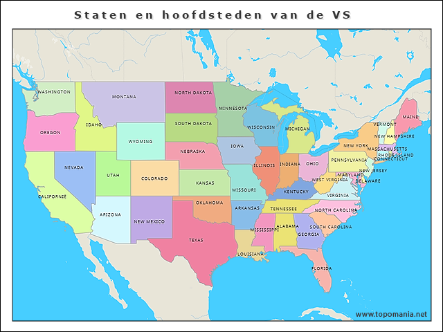 staten-en-hoofdsteden-van-de-vs