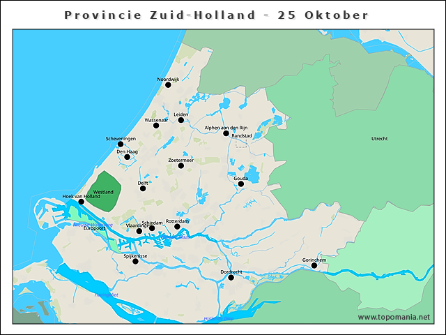 provincie-zuid-holland-25-oktober