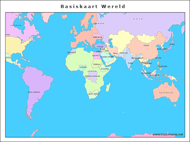 basiskaart-wereld