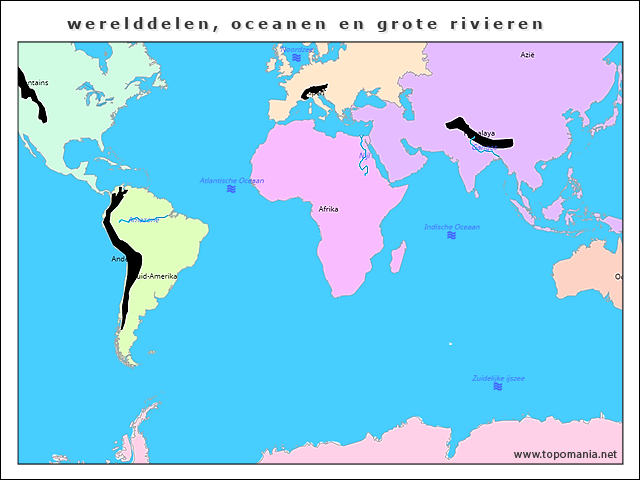 werelddelen-oceanen-en-grote-rivieren