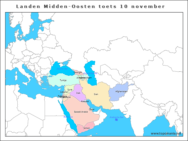 landen-midden-oosten-toets-10-november