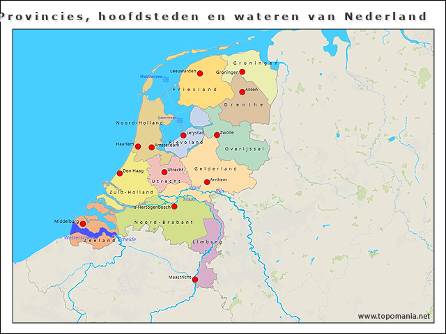 Hoofdsteden Nederland