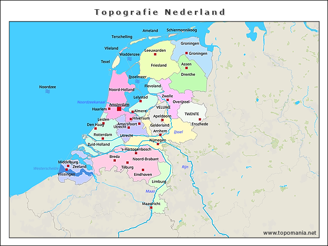 topografie-nederland-leerjaar-1