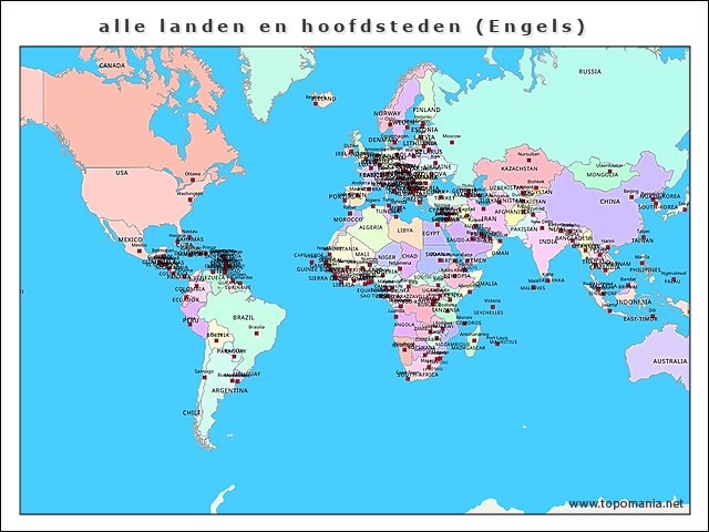 alle-landen-en-hoofdsteden-(engels)