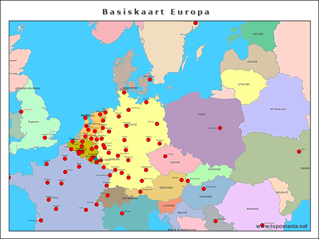 basiskaart-europa