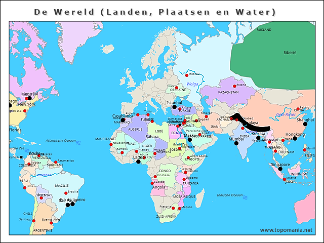de-wereld-(landen-plaatsen-en-water)