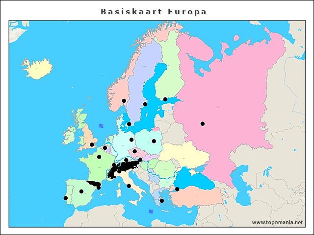 basiskaart-europa