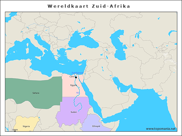 wereldkaart-zuid-afrika