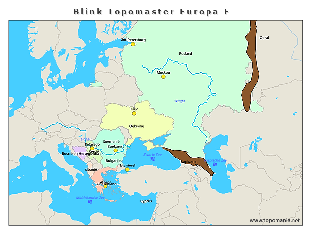 Topografie Blink Topomaster Europa E Www topomania