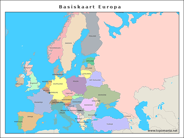 basiskaart-europa