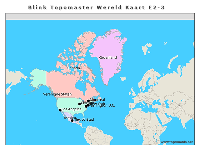 Topografie Blink Topomaster Wereld Kaart E2 3 Www topomania