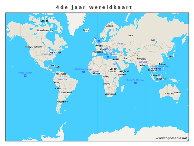 4de-jaar-wereldkaart