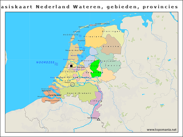 basiskaart-nederland-wateren-gebieden-provincies