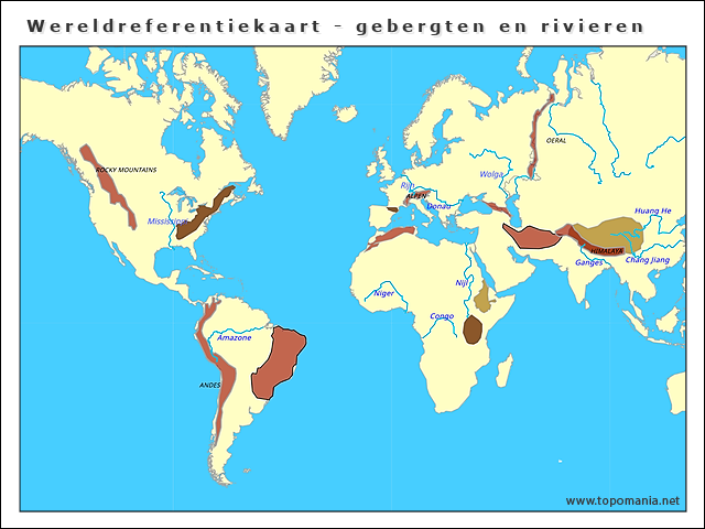 wereldreferentiekaart-gebergten-en-rivieren-(z3)