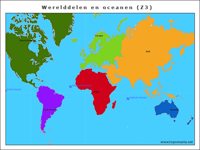 Continenten En Werelddelen Hoeveel Werelddelen Heeft De Aarde TMHR