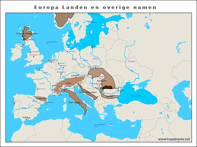 europa-landen-en-overige-namen