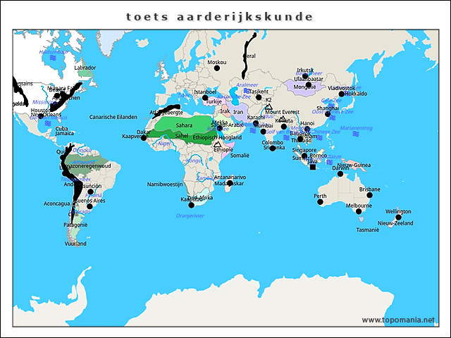 toets-aarderijkskunde
