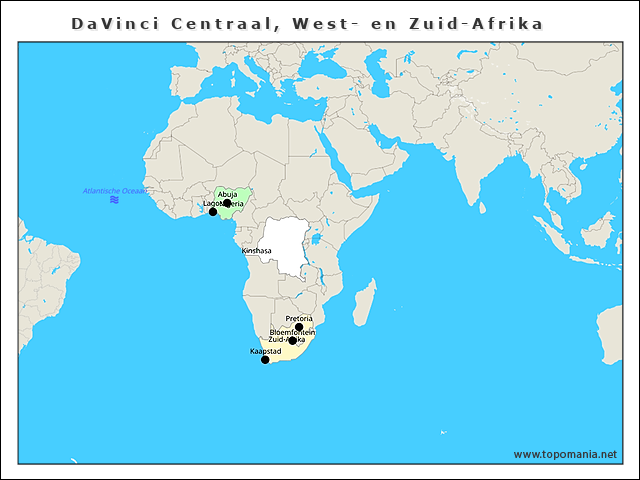 davinci-centraal-west-en-zuid-afrika