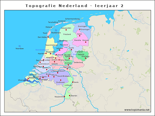topografie-nederland-leerjaar-2