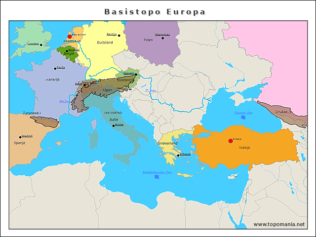 basistopo-europa