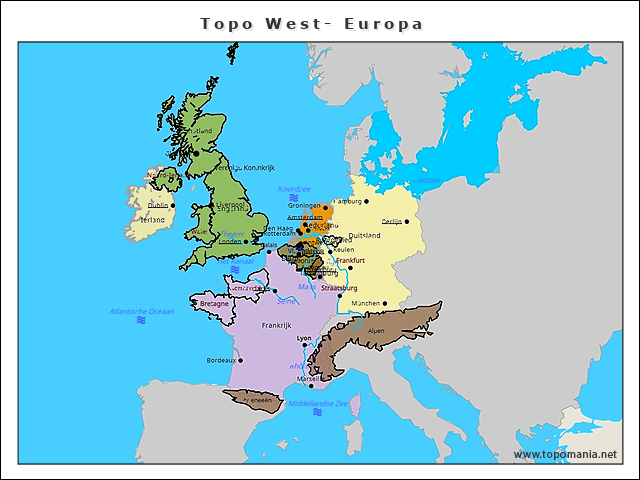 topo-west-europa