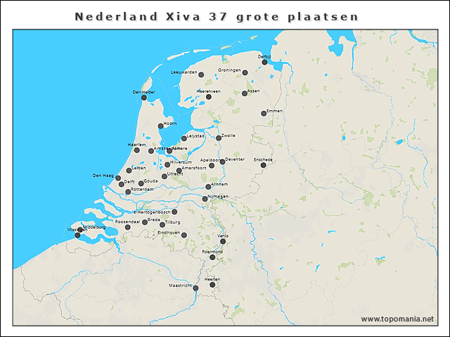 nederland-xiva-37-grote-plaatsen