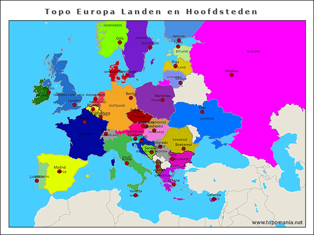 topo-europa-landen-en-hoofdsteden
