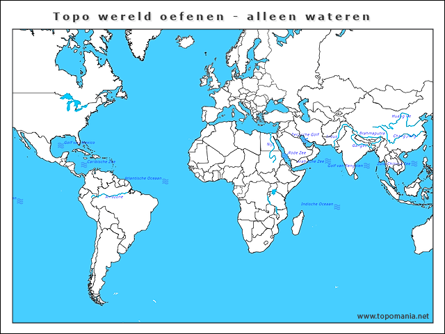 topo-wereld-oefenen-alleen-wateren