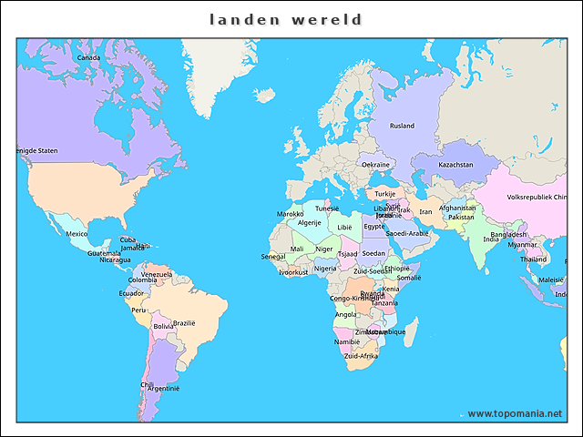 landen-wereld