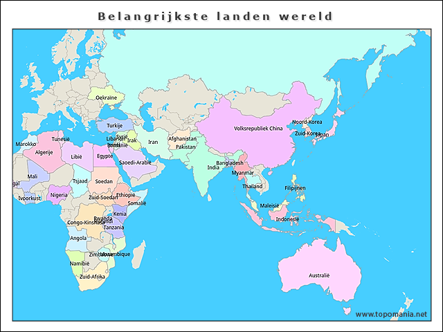 belangrijkste-landen-wereld